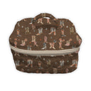 Thunderbird Boots Chocolate Quilted Travel Case