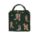 Thunderbird Boots Emerald Quilted Handbag