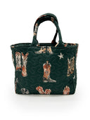 Thunderbird Boots Emerald Quilted Handbag