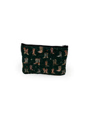 Thunderbird Boots Emerald Quilted Makeup Bag