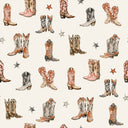 Thunderbird Boots Linen Shorty Pajama Set