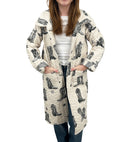 Thunderbird Boots Linen/Black Quilted Duster