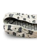 Thunderbird Boots Linen/Black Quilted Hot Tools Bag