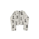 Thunderbird Boots Linen/Black Cropped Jacket