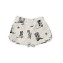 Thunderbird Boots Linen/Black Scallop Shorts *Web Exclusive*