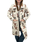 Thunderbird Boots Linen Quilted Duster