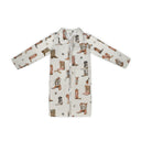 Thunderbird Boots Linen Quilted Duster