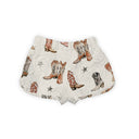 Thunderbird Boots Linen Quilted Scallop Shorts *Web Exclusive*