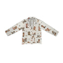 Thunderbird Boots Linen Quilted Snap Jacket