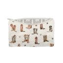 Thunderbird Boots Linen Makeup Bag