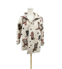 Thunderbird Boots Linen Quilted Snap Jacket
