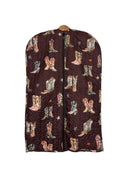 Thunderbird Boots Maroon Quilted Garment Bag