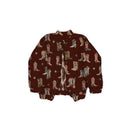 Thunderbird Boots Maroon Quilted Bomber Jacket *Web Exclusive*