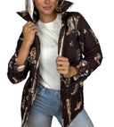 Thunderbird Boots Maroon Quilted Snap Jacket