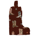 Thunderbird Boots Maroon Quilted Boot Bag