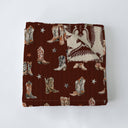 Thunderbird Boots Maroon Quilt