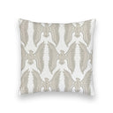 Thunderbird Boots Neutral Quilted 20" Pillow