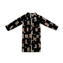 Thunderbird Boots Black Quilted Duster