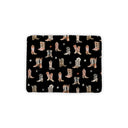 Thunderbird Boots Black Quilted Pet Bed