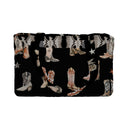 Thunderbird Boots Black Quilted Tote