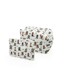 Thunderbird Boots Neutral Quilted Makeup Bag