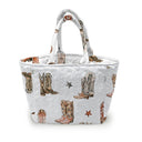 Thunderbird Boots Neutral Quilted Handbag