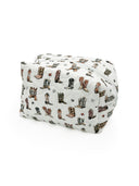 Thunderbird Boots Neutral Quilted Makeup Bag