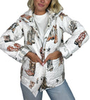 Thunderbird Boots Neutral Quilted Snap Jacket