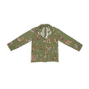 Thunderbird Boots Olive Linen Quilted Snap Jacket