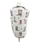 Thunderbird Boots Pink Quilted Ruby Vest