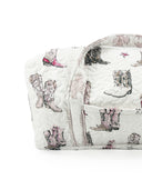 Thunderbird Boots Pink Quilted Weekender Duffle Bag