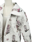 Thunderbird Boots Pink Quilted Duster