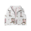 Thunderbird Boots Pink Quilted Cate Vest
