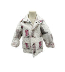 Thunderbird Boots Pink Youth Quilted Snap Jacket