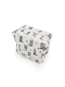Thunderbird Boots Pink Quilted Makeup Bag