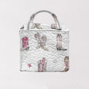Thunderbird Boots Pink Quilted Handbag
