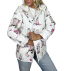 Thunderbird Boots Pink Quilted Snap Jacket