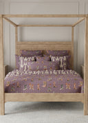 Thunderbird Boots Purple Quilt