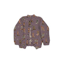 Thunderbird Boots Purple Quilted Bomber Jacket *Web Exclusive*