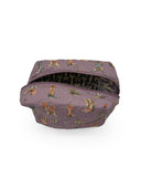 Thunderbird Boots Purple Quilted Makeup Bag