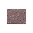 Thunderbird Boots Purple Quilted Pet Bed