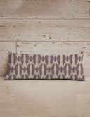 Thunderbird Boots Purple Quilted Oblong 14" x33" Pillow