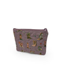 Thunderbird Boots Purple Quilted Makeup Bag
