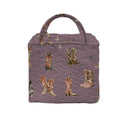 Thunderbird Boots Purple Quilted Handbag