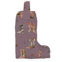 Thunderbird Boots Purple Quilted Boot Bag
