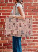 Thunderbird Boots Rose Quilted Tote