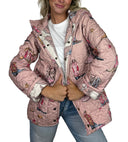 Thunderbird Boots Rose Quilted Snap Jacket