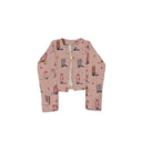 Thunderbird Boots Rose Cropped Quilted Jacket