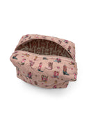 Thunderbird Boots Rose Quilted Makeup Bag