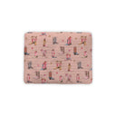 Thunderbird Boots Rose Quilted Pet Bed